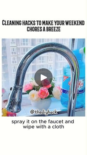 593K views · 8.6K reactions | Follow 👉 @thediyhack for more helpful tips like this one!
Cleaning hacks to make your weekend chores a breeze
 #homehacks #thediyhack | The DIY Hack | The DIY Hack · Original audio Weekend Chores, Borax Cleaning, House Hacks, Diy Hack, Tastemade Recipes, Kitchen Pantry Design, Deep Cleaning Tips, Car Hacks, Cleaning Recipes