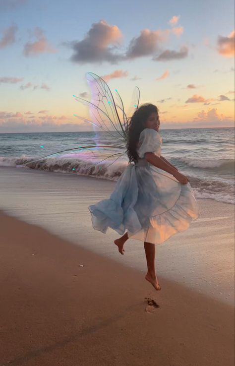 Ocean, Fairy Fairy Real Life, Beach Fairy Aesthetic, Water Fairy Aesthetic, Mushroom Board, Maya Core, Phoebe Core, Faerie Core, Fairy Core Aesthetic, Ethereal Fairy