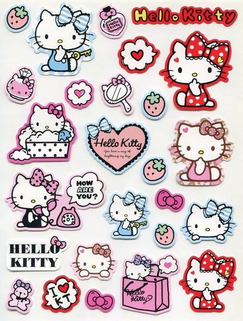 Hello Kitty Hello Kitty Stickers, Pink Wallpaper Laptop, Japanese Stickers, Hello Kitty Printables, Hello Kitty Tattoos, Walpaper Hello Kitty, Hello Kitty Images, Pink Laptop, Hello Kit