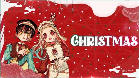 #Banner #capa #edição #edit #aesthetic #foto #Christmas #natal @mc1kays Anime Christmas Banner, Hanako Banner, Banner Christmas, Merry Christmas Banner, Anime Christmas, Hello Kit, Edit Aesthetic, Youtube Banners, Christmas Banners