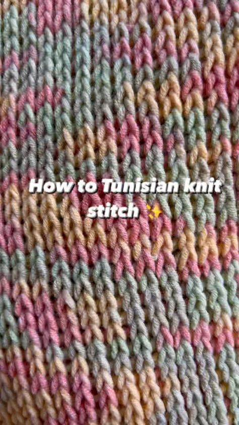 justtheworsted on Instagram: Here is a quick Tunisian knit stitch tutorial. With the Not Knit Sweater coming out in a bit, you can start practicing now✨👼 . . The Not… Knit Stitch Tutorial, Tunisian Crochet Sweater, Tunisian Knit Stitch, Tunisian Crochet Stitches, Distressed Sweater, Stitch Sweater, Stitch Tutorial, Going Live, Tunisian Crochet