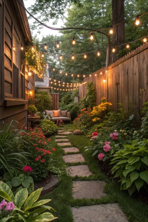 34 Stunning Small Backyard Garden Ideas You Can Easily Create – Earthsoulorganics Small Backyard Garden Ideas, Small Backyard Garden, Wrought Iron Trellis, Backyard Garden Ideas, Dream Garden Backyards, Vertical Vegetable Gardens, Flagstone Path, Iron Trellis, Lilac Bushes