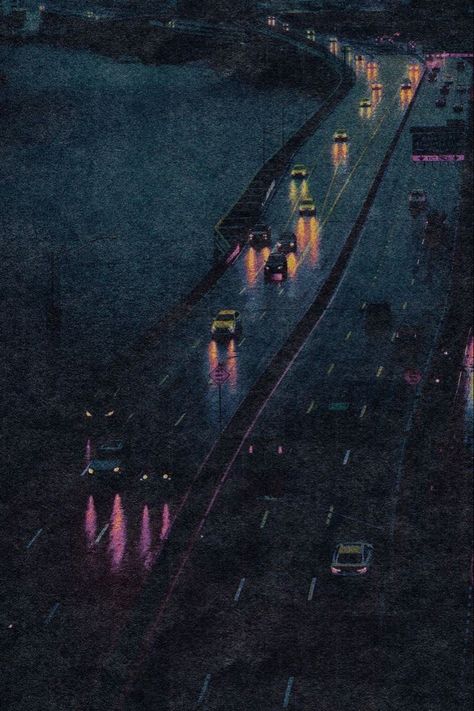 Highway Aesthetic Night, Tiktok Pictures, Broken Hearts, Ethereal Art, Night Aesthetic, Cool Wallpaper, Dark Aesthetic, Pretty Pictures, Bay Area