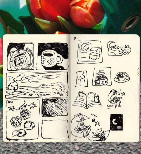 some of last week's messy sketchbook spreads :-)) completely lost track with scanning my sketches, so there should be loads more soon <3 #sketchbookspread #dailysketches Messy Sketchbook Pages, Messy Sketchbook, Sketchbook Spreads, Sketchbook Spread, Sketchbook Inspo, Cute Journals, Sketchbook Art Journal, Sketchbook Pages, Sketchbook Art