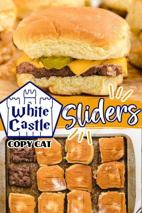 Ground Beef Sliders Recipes Mini Burgers, Homemade White Castle Burgers, Mini Smash Burger Sliders, Homemade Krystal Burgers, Slider Burgers In Oven, Hamburger Sliders Recipes Mini Burgers, Hamburger Sliders In Oven, Mini Smash Burgers, Whitecastle Burgers