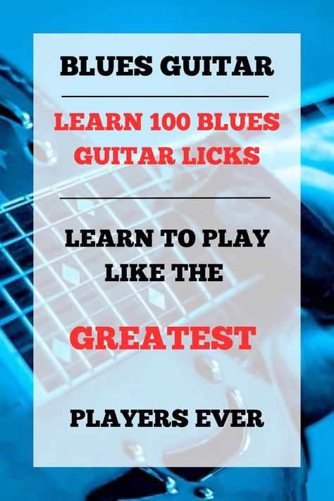 #ad Learn 100 blues guitar Licks and learn to play lick the greatest players ever! #blues #guitar #musician #guitarist #music #bluesguitar Blues Guitar Licks, Blues Guitar Lessons, Guitar Licks, Classic Blues, Blues Guitar, Learn Guitar, Vintage Pinup, Guitar Lessons, Music Stuff