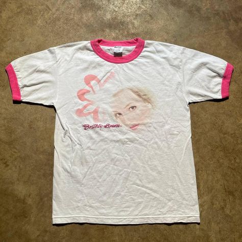 Vintage 1999 Britney Spears Graphic Pink Ringer... - Depop Britney Spears Shirt, Music 90s, Ringer Shirt, Vintage Mens T Shirts, Shirts Vintage, See Images, Vintage Music, Spears, Britney Spears