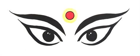 comparison of the form to the eyes of goddess Durga has been argued as a source for a strong religious or spiritual quality in these spaces.1 Durga Eyes Tattoo, Durga Eyes, Ahmedabad Architecture, Durga Tattoo, Iim Ahmedabad, Eye Stencil, College Assignment, Hard Drawings, Eye Illustration