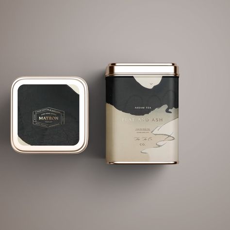 Tea tin design