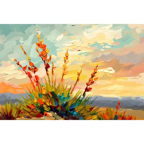 Title "Texas Granbury". Vibrant oil painting print. Texas landscape art. Texas travel art. Southwestern wall decor. Premium quality giclee print To see more paintings, please visit my shop: www.etsy.com/shop/ErikaDanielArt - Giclee print on acid-free archival paper - Multiple sizes to choose from - Frame is not included. The print is not framed! Museum-quality posters made on thick and durable matte paper. Add a wonderful accent to your room, nursery and office with these posters that are sure t Abstract Oil Painting Landscape, Abstract Arizona Painting, Texas Landscape Artwork, Texas Artwork Western Art, Texas Sunset Painting, Abstract Desert Landscape, New Mexico Landscape Painting, Desert Landscape Painting, Cactus Paintings