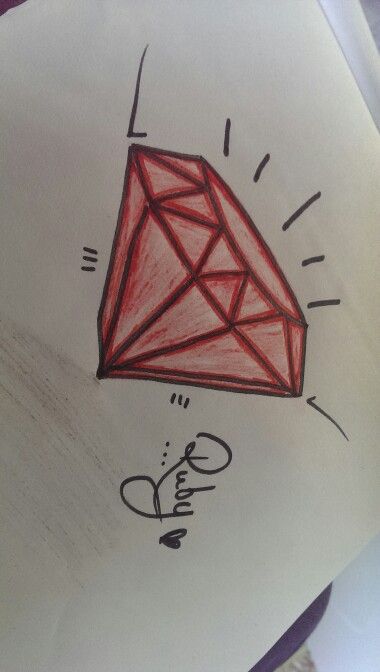 Sketching a potential tattoo idea......although i will never get one! #ruby Ruby Tattoo, Amazing Drawings, Red Ink, Name Design, Tattoo Idea, Deathly Hallows Tattoo, Get One, Triangle Tattoo, Tatting