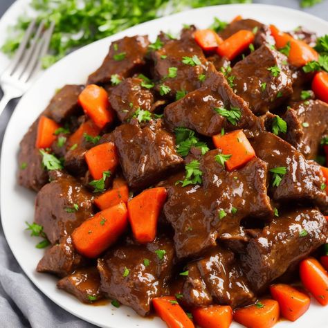 Moose Stew Meat Recipes, Slow Cooker Moose Roast, Moose Meat Recipes Slow Cooker, Moose Meat Stew, How To Cook Moose Meat, Easy Moose Recipe, Moose Stew Slow Cooker, Moose Roast Recipe Slow Cooker, Moose Roast Slow Cooker