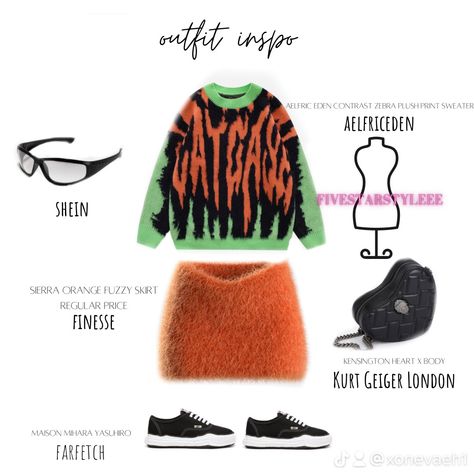 Fuzzy Skirt Outfit, Skirt Street Style, Online Outfits, Fuzzy Skirt, Sneakers Street Style, Junk Drawer, Cute Swag Outfits, Style Sneakers