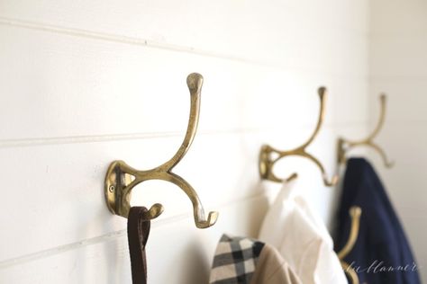 Entry Coat Hooks, Brass Wall Hooks, Unlacquered Brass Faucet, Entryway Coat Hooks, Decorative Coat Hooks, Entryway Hooks, Brass Coat Hooks, Spa Inspired Bathroom, Coat Hooks On Wall