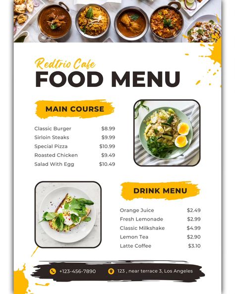 New trendy menu card design for a restaurant.🍿 Application used- #canva #picsart DM to know more Also check out my profile for more! #canvatemplates #canvadesign #menucarddesign #menucard #resturantmenu #losangelesrestaurants #cafemenu #graphicdesign #graphicdesigner #designbyswastik Client Card, Resturant Menu, Restaurant Menu Card, Menu Card Design, Los Angeles Restaurants, Menu Card, Cafe Menu, American Restaurant, Canva Design