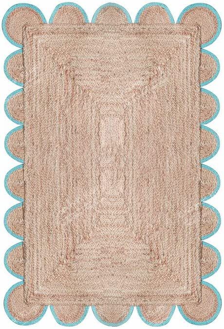 Abaca Rug, Scalloped Rug, Layered Rugs, Natural Fiber Rugs, Handwoven Rug, Natural Jute, Natural Rug, Manufacturing Process, Boho Rug