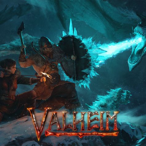 Valheim - Moder Battle, TJ Foo on ArtStation at https://www.artstation.com/artwork/XnER8R Pixel Brush, Viking Tattoo Sleeve, Viking Reenactment, Viking Art, Survival Games, Keys Art, Viking Tattoos, Game Concept, Exploring The World