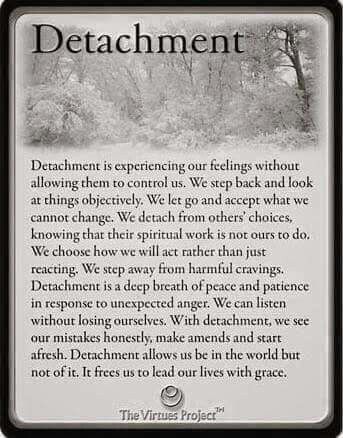 💎♛||@ALISHAZAMAN_||♛💎 Detachment is something i needed to do. I attached myself to everything, people, places,emotions everything. My heart is big and i feel everything even the bad so by detaching myself healthily i can learn to control how things make me feel rather than reacting angrily without thinking. Alhamdulillah Eckart Tolle, A Course In Miracles, Perfect Sense, A Poem, New Energy, Emotional Health, Spiritual Awakening, Good Advice, Great Quotes