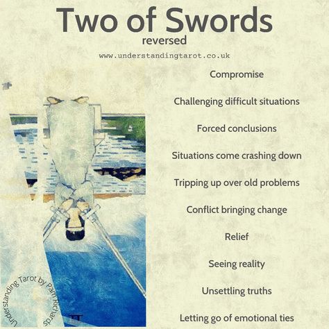 2 Of Swords Tarot Meaning Reversed, 2 Of Swords Reversed, 2 Of Swords Tarot Meaning, Two Of Swords Reversed, Two Of Swords Tarot Meaning, 2 Of Swords Tarot, Understanding Tarot, Two Of Swords Tarot, 2 Of Swords