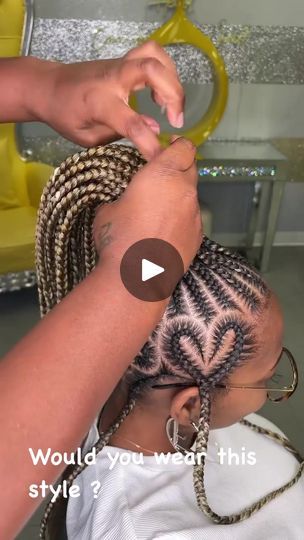 1.2M views · 23K reactions | Braided bun with hearts 😍😍💇🏾‍♀️ #viralshort #braids #braider #cornrows | By Braids by Antoinette | Facebook Feed In Braids With Heart, Braids With Heart Design, Braids With Heart, Heart Bun, Braided Heart, Feed In Braids, Heart Braid, Feed In Braid, Braided Bun