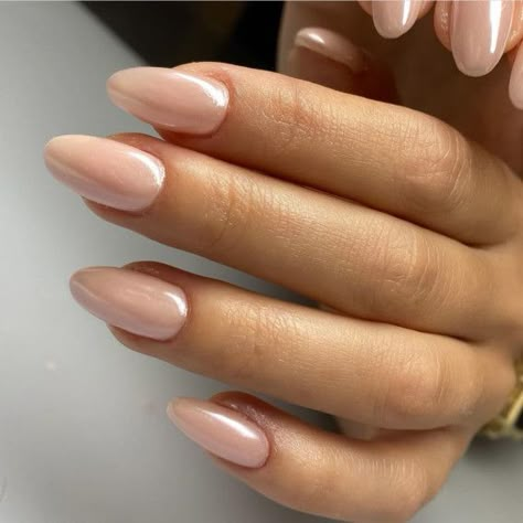 Glazed Donut Nails With French, Hailey Bieber Toenails, Honey Glazed Donut Nails, Haley Bieber Nails Brown, Nude Donut Glaze Nails, Rich Lady Nails, Beige Glazed Donut Nails, Peach Glazed Nails, Glazed Nude Nails