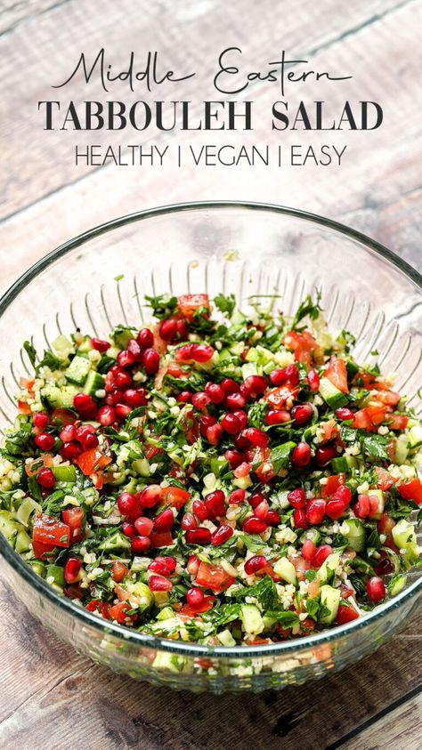 Tabbouleh Salad Recipe (Tabouli) Tabouleh Salad Recipe, Stovetop Dinners, Tabbouleh Salad Recipe, Middle Eastern Salads, Tabbouleh Recipe, Amazing Salads, Cooking Grains, Middle Eastern Restaurant, Paleo Recipies