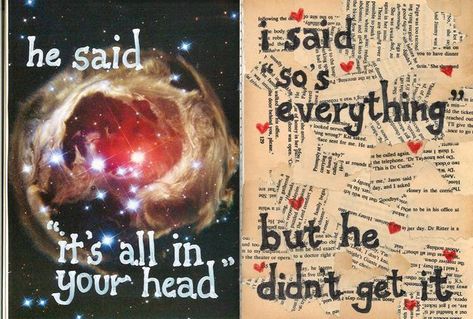 It's All In Your Head, All In Your Head, Fiona Apple, Instagram Words, July 16, Radiohead, New Wall, Pretty Words, Wall Collage