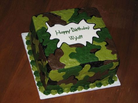 Camouflage Cake Camo Birthday Cakes, Camo Cakes, Camo Cake, Camo Birthday Party, Army Cake, Childrens Birthday Cakes, Number Cakes, Specialty Cakes, Boy Birthday Cake