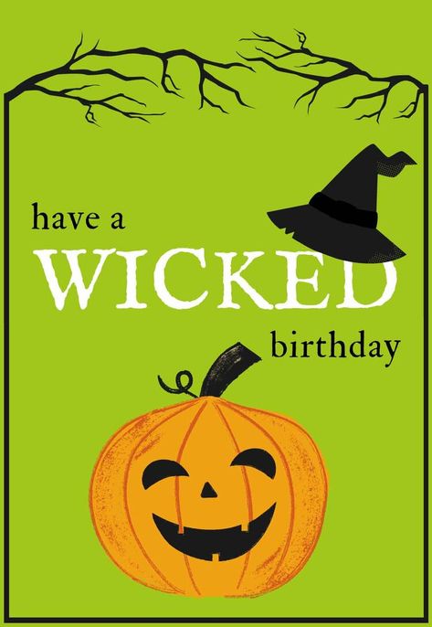 Halloween Birthday Cards, Birthday Svg Free, Happy Halloween Birthday, Vegetables Printable, Halloween Happy Birthday, Halloween Birthday Card, Happy Birthday Halloween, Halloween Theme Birthday, Happy Birthday Cards Handmade