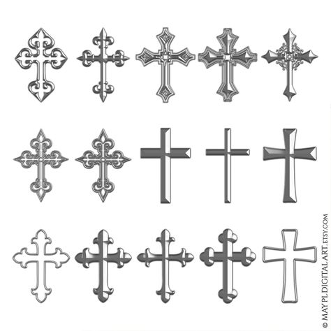 Cross Designs Drawings, Types Of Crosses, Cross Illustration, Fancy Cross, Cross Drawing, Paper Gift Wrapping, Cross Png, Cross Tattoo For Men, M Wallpaper