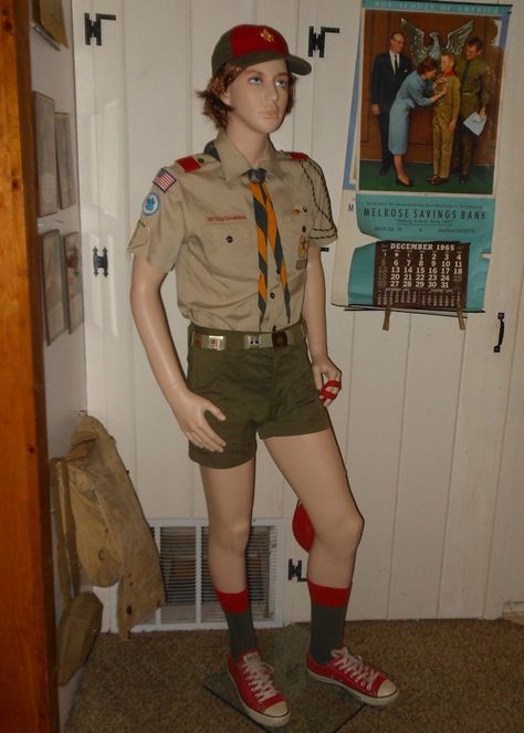 1980s Oscar de la Renta Boy Scout uniform.  This is actually my item. Scout Outfit, Boy Scout Uniform, Summer Camp Aesthetic, Troop Beverly Hills, Vintage Boy Scouts, Scout Uniform, Outfit Png, Uniform Pants, Uniform Shirts