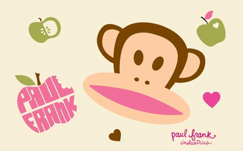 Paul Frank apple love! Single Emoji, Wallpaper Editor, Paul Frank Monkey, Alien Emoji, Emoji Wallpapers, Fantasy Unicorn, Pic Collage, Monkey Wallpaper, Look Wallpaper