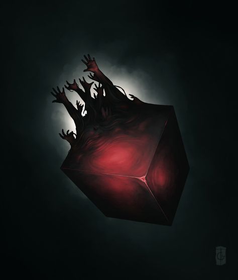 ArtStation - Forgotten black cube, Rodney Amirebrahimi Artifact Art, Black Cube, Lovecraftian Horror, Fantasy Props, Dungeons And Dragons Homebrew, Scary Art, Fantasy Map, Fantasy Concept Art, 판타지 아트