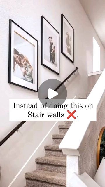 GD interiors on Instagram: "Stair wall design😍 ideas 💡 #stairs #wall #walldecor #intetiordesign #HomeDecor #trending #2024 #chhattisgarh" Wall Of Staircase Ideas, Decoration Near Stairs, Top Stairs Decor, Creative Stairway Ideas, Stairway Decoration Ideas, Wall Decor Stairs Stairways, Hallway Decorations House, Townhouse Stairs Decor, Decorations For Stairs Wall