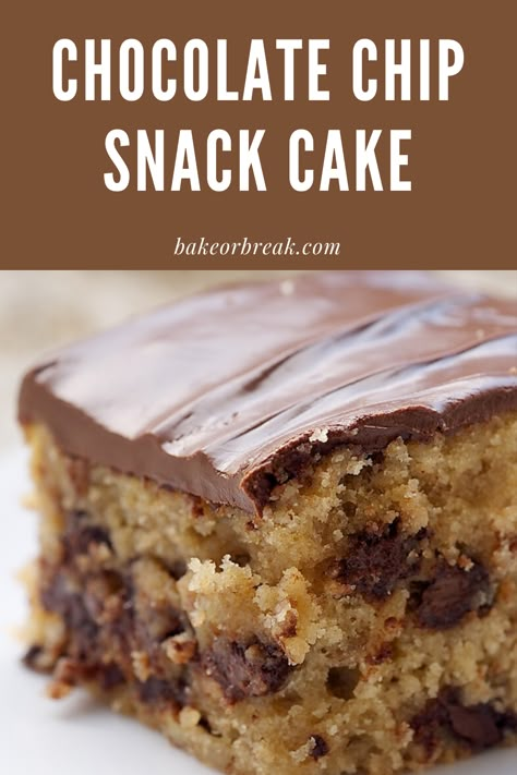 Chocolate Chip Snack Cake, Snack Cake Recipe, Chocolate Chip Cake Recipe, Recipe Cheesecake, Snack Cakes, Cheesecake Dessert, Chocolate Chip Cake, Mozzarella Sticks, Fettuccine Alfredo