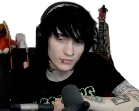 pfp johhnie guilbert makeup Emo Fits, Johnnie Guilbert, Emo Guys, No Makeup, Emo Boys, Without Makeup, Youtubers, Collage, Makeup