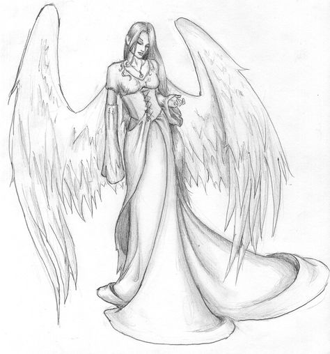 Angel Drawings, Wings Sketch, Angel Sketch, Wings Drawing, Angel Drawing, Photoshop Pics, Ange Demon, Makijaż Smokey Eye, Desenho Tattoo