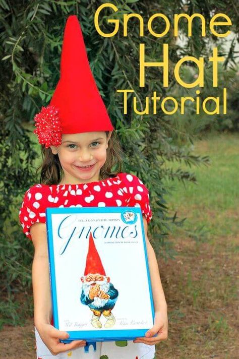 Diy Gnome Hat, Felt Gnome Hat, Theater Camp, Gnome Hats, Norway Christmas, Gnome Costume, Felt Gnome, Making Felt, Diy Gnome