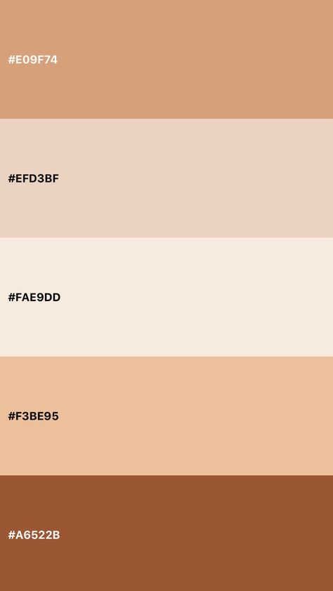 Paint Shades Colour Palettes, Light Brown Pallete Color, Nude Colour Palette, Nude Color Palette, Beige Color Palette, Pantone Colour Palettes, Color Design Inspiration, Hex Color Palette, Stunning Hairstyles