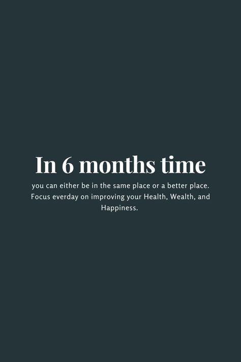 Improve Yourself Quotes, Typography Quotes Inspirational, Health Wealth And Happiness, Focus Quotes, Self Improvement Quotes, Growth Quotes, Health Wealth, Time Quotes, Positive Self Affirmations