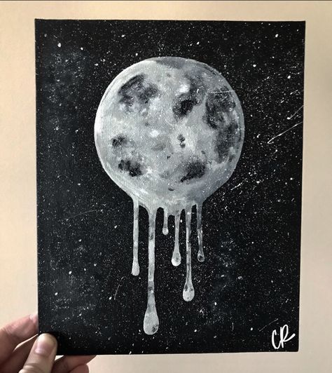 Project Portfolio, Inspiration Painting, Moon Painting, Art Inspiration Painting, Black Paper, Paper Art, Art Inspiration, Celestial Bodies, Portfolio