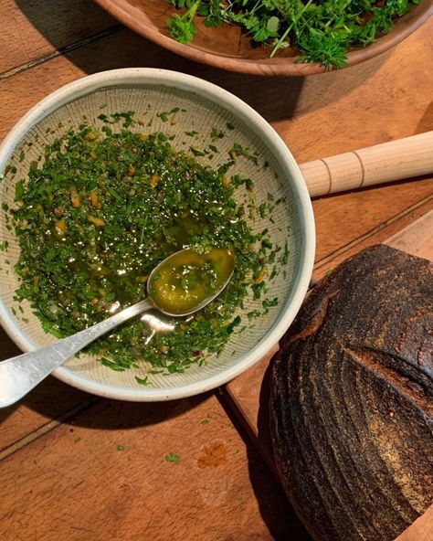 Fanny Singer, Daughter of Alice Waters, Shares Her Famous Salsa Verde Recipe - Galerie Alice Waters Recipes, Thai Meatballs, Winter Moodboard, Salsa Verde Recipe, Alice Waters, Verde Recipe, Food Icon, Lamb Shanks, Fresh Salsa