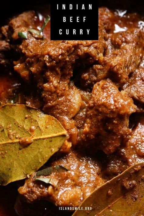 INDIAN BEEF CURRY RECIPE | ISLAND SMILE Beef Curry Indian, Indian Beef Curry, Beef Masala, Beef Korma, Indian Beef Recipes, Beef Curry Recipe, Keema Recipes, Ground Beef And Potatoes, Curry Recipes Indian