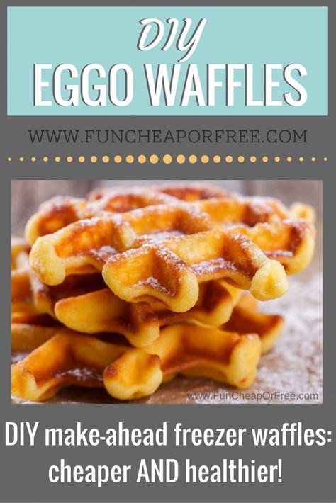 Freezer Breakfast Ideas, Eggo Waffle, Waffles Breakfast, Family Meal Prep, Breakfast Hack, Eggo Waffles, Freezer Food, School Breakfast, Simple Breakfast