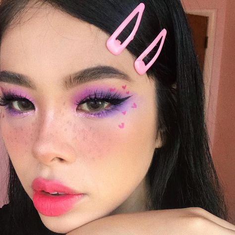 Cute Makeup Looks Grunge, Witchy Makeup, Makeup Kawaii, Soft Girl Makeup, Makeup Aesthetics, Shadow Ideas, E Girl Makeup, Summer Makeup Trends, Eyeliner Tips