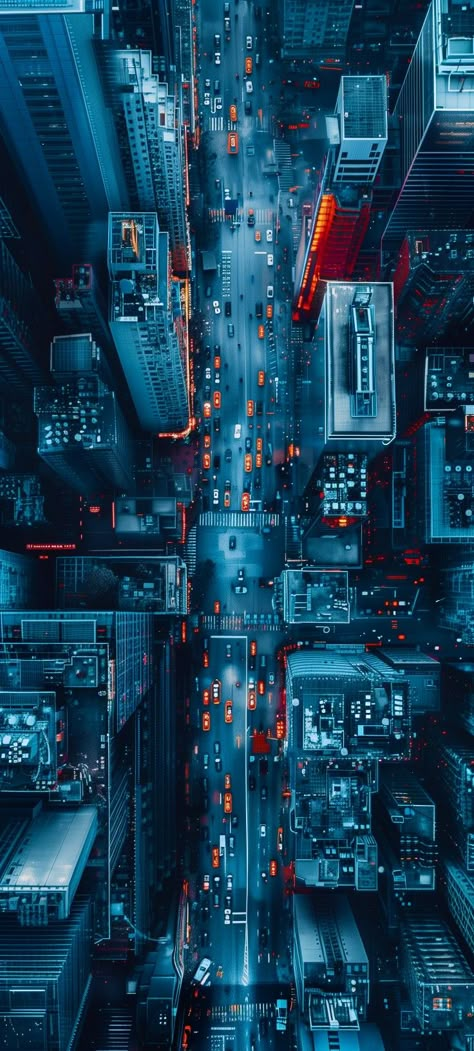 Nothing Phone Wallpaper, Night Aesthetic Art, City Night Wallpaper, Wallpaper Buildings, Night City Wallpaper, City Street Night, Wallpaper Phone Aesthetic, Dark Building, Building Wallpaper