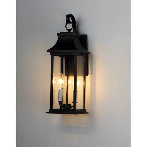 Black Outdoor Wall Lights, Gas Lanterns, Outdoor Hanging Lanterns, Maxim Lighting, Outdoor Wall Lantern, Wall Lantern, Carriage House, Hanging Lanterns, Exterior Lighting