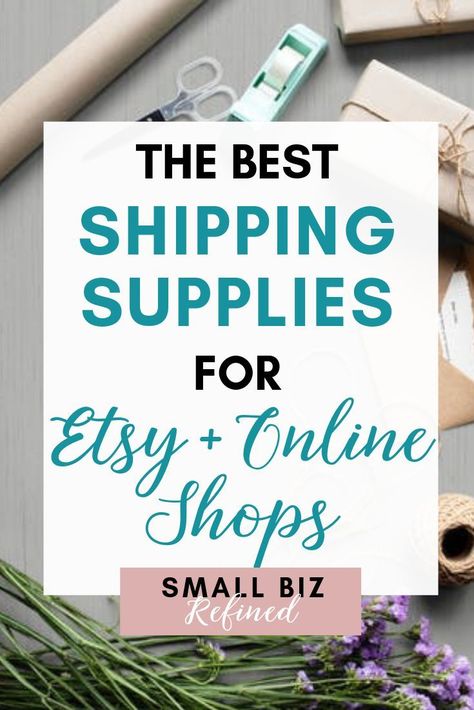 Small Business Shipping, Starting An Etsy Business, Etsy Packaging, Etsy Marketing, Etsy Seo, Small Business Packaging, Packaging Ideas, Shipping Supplies, Etsy Business