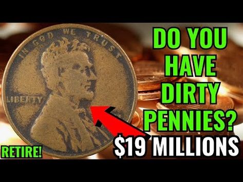 Old Pennies Worth Money List, Pennies Worth Money Chart, Valuable Coins List Pennies, Coin Value Chart, How To Clean Pennies, Smashed Pennies, Valuable Wheat Pennies, Penny Value Chart, Old Coins Price