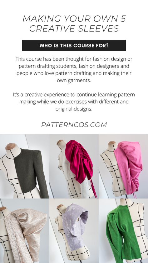 Draped Sleeve Pattern, How To Drape Clothing Sewing Patterns, Creative Draping Fashion, Leg O Mutton Sleeve Pattern Drafting, Origami Sleeves, Structural Sleeves Pattern, Leg Of Mutton Sleeve Pattern Drafting, Creative Sleeves, Ren Hang